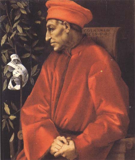 Pontormo,Portrait of Cosimo the Elder